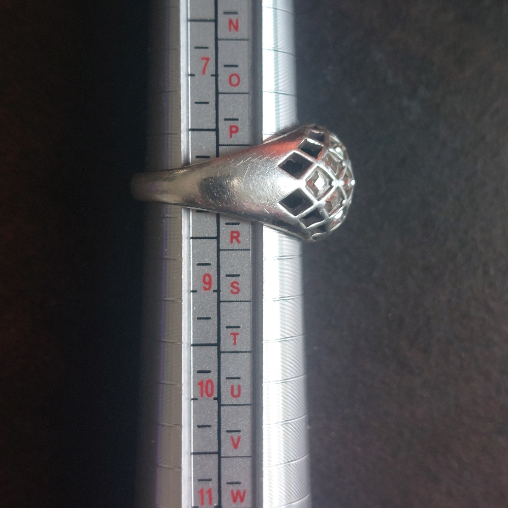 Brighton Elegant Silver Diamond Pattern Rhineston… - image 3